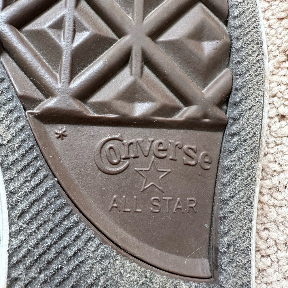 Converse All-Star Off-White Canvas Shoes in Excellent Condition Fun & Comfy! - Picture 7 of 11